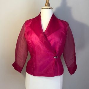 Fushia party top